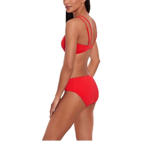 Lauren Ralph Lauren Beach Club Solid Mid-Rise V-Front Bikini Bottom Size 6, NWT - Picture 4 of 8